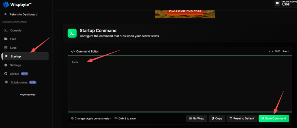Wispbyte 免费容器VPS能跑 frp 吗？实测：一个端口照样玩转内网穿透！