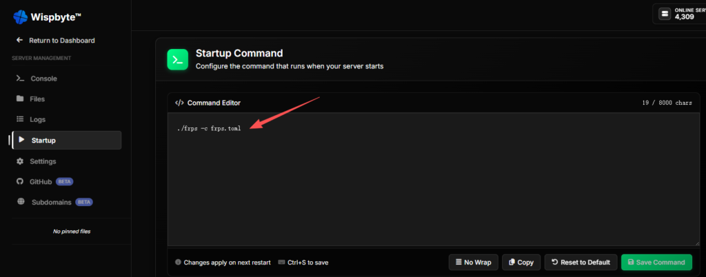 Wispbyte 免费容器VPS能跑 frp 吗？实测：一个端口照样玩转内网穿透！